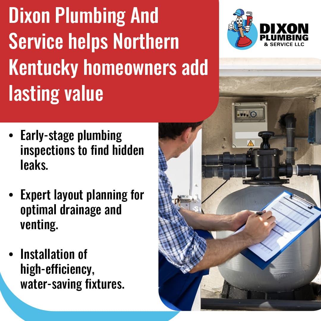 Plumber inspecting water system tank and drainage setup for efficient home plumbing performance