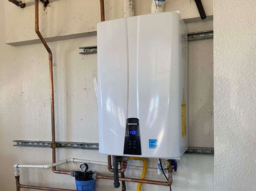 Tankless water heater installation in northern Kentucky